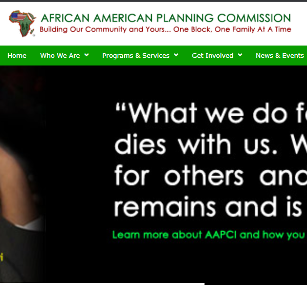 Black Organization Near Me - African American Planning Commission Inc.