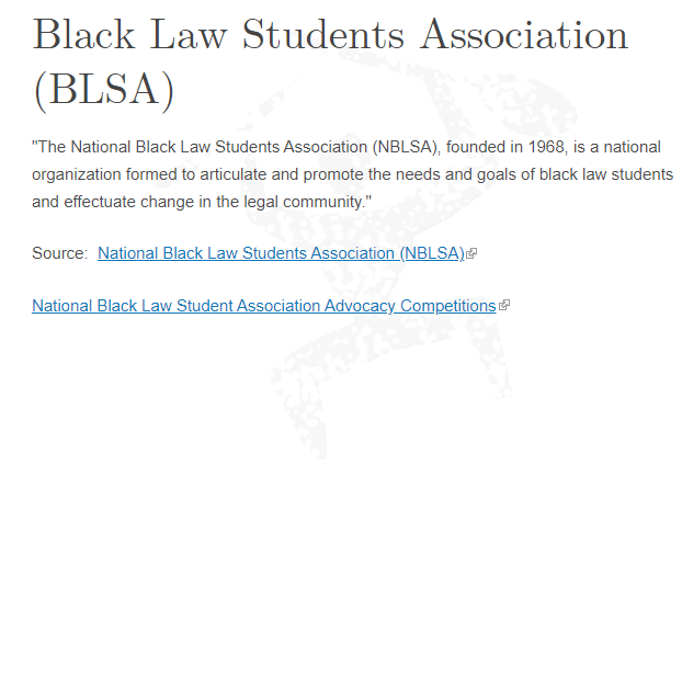 UHM Richardson Black Law Students Association - Black organization in Honolulu HI