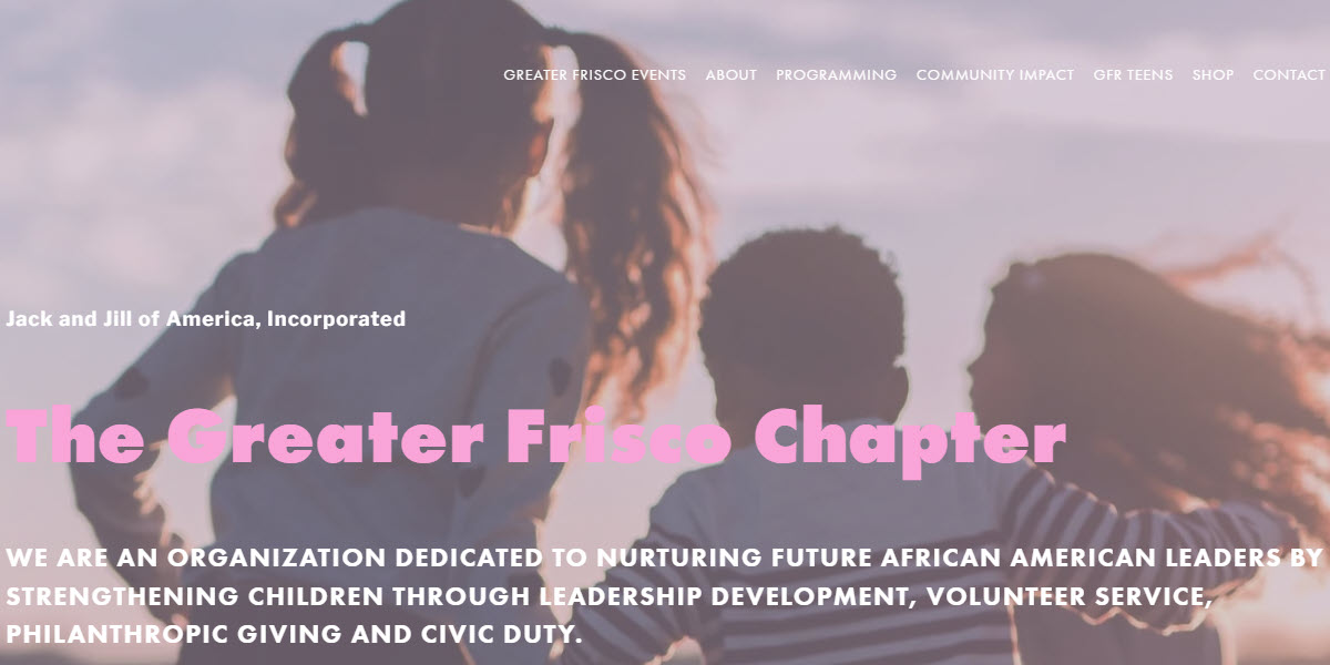 Jack and Jill of America Inc. Greater Frisco Chapter